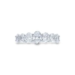 Chisholm Hunter 18ct White Gold Oval Cut 1.50ct Diamond Fancy Band -Chisholm Hunter 1 010 02 0336a