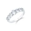 Chisholm Hunter 18ct White Gold Oval Cut 1.50ct Diamond Fancy Band