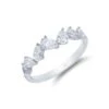 Chisholm Hunter 18ct White Gold Pear Cut 0.90ct Diamond Fancy Band -Chisholm Hunter 1 010 02 0341