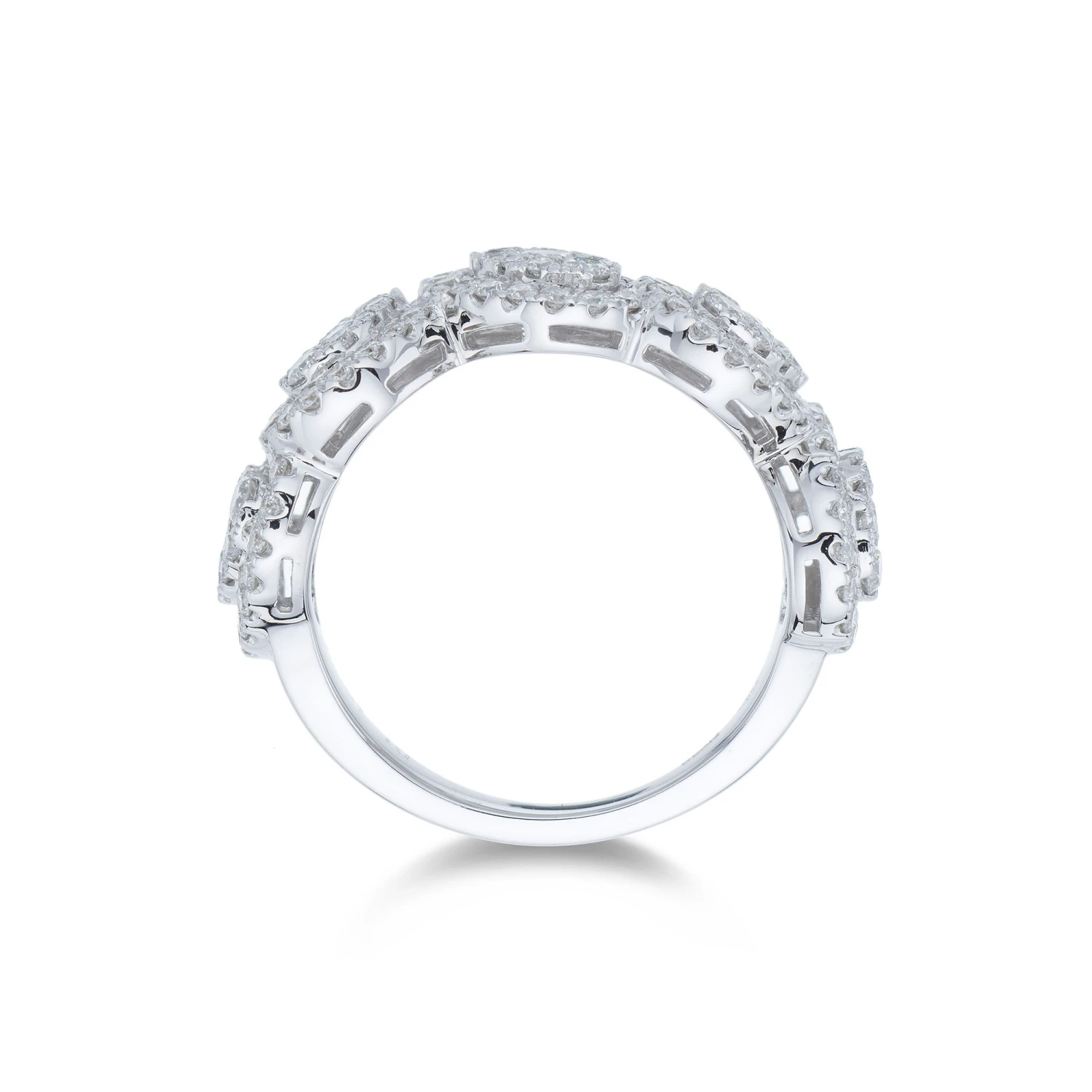 Chisholm Hunter 18ct White Gold Brilliant Cut 1.15ct Diamond Fancy Band 6 Chisholm Hunter 18ct White Gold Brilliant Cut 1.15ct Diamond Fancy Band - Image 4