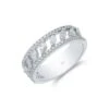 Chisholm Hunter 18ct White Gold Brilliant And Marquise Cut 0.69ct Diamond Fancy Band