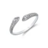 Chisholm Hunter 18ct White Gold Brilliant Cut 0.50ct Open Fancy Band -Chisholm Hunter 1 010 02 0376