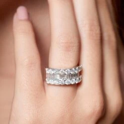 Chisholm Hunter 18ct White Gold Baguette And Brilliant Cut 3.00ct Diamond Ring 9 Chisholm Hunter 18ct White Gold Baguette And Brilliant Cut 3.00ct Diamond Ring -Chisholm Hunter 1 010 02 0423 ls 2