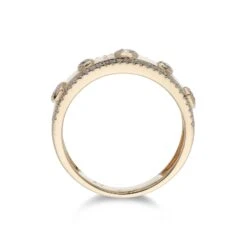 Chisholm Hunter 9ct Yellow Gold Brilliant Cut 0.38ct Diamond Fancy Band -Chisholm Hunter 1 010 05 0037c