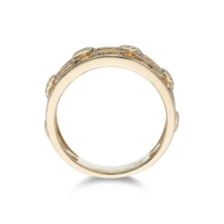 Chisholm Hunter 9ct Yellow Gold Brilliant Cut 0.21ct Diamond Link Fancy Band 14 Chisholm Hunter 9ct Yellow Gold Brilliant Cut 0.21ct Diamond Link Fancy Band -Chisholm Hunter 1 010 05 0038c
