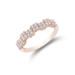 Chisholm Hunter 18ct Rose Gold 0.50ct Diamond Fancy Band