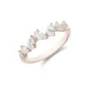 Chisholm Hunter 18ct Rose Gold Pear Cut 0.86ct Diamond Fancy Band
