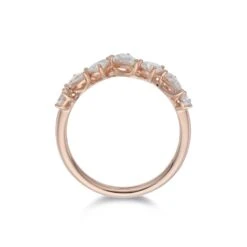 Chisholm Hunter 18ct Rose Gold Pear Cut 0.86ct Diamond Fancy Band -Chisholm Hunter 1 010 06 0031c