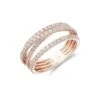 Chisholm Hunter 18ct Rose Gold Brilliant Cut 0.86ct Diamond Fancy Band