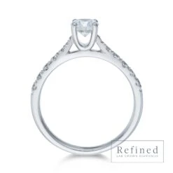 Chisholm Hunter Platinum Round Brilliant 0.50ct Lab Grown Diamond Solitaire Ring -Chisholm Hunter 1 031 01 0005 d 2
