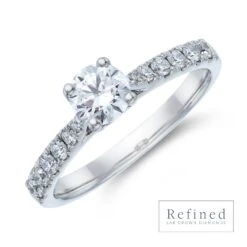 Chisholm Hunter Platinum Round Brilliant 0.50ct Lab Grown Diamond Solitaire Ring