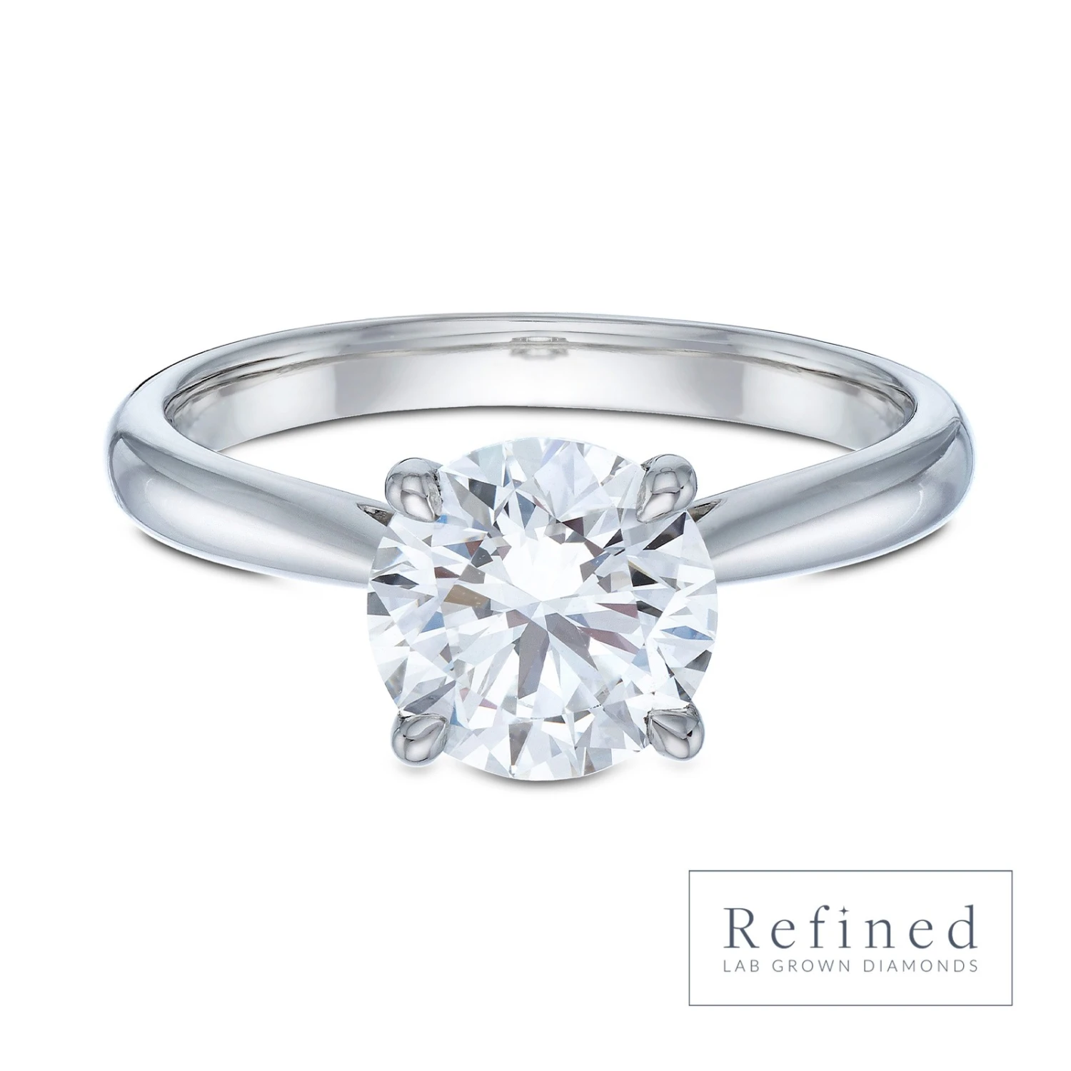 Chisholm Hunter Platinum Round Brilliant Cut 2.00ct Lab Diamond Solitaire Ring 5 Chisholm Hunter Platinum Round Brilliant Cut 2.00ct Lab Diamond Solitaire Ring - Image 3