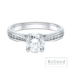 Chisholm Hunter Platinum Round Brilliant 1.00ct Lab Grown Diamond Solitaire Ring -Chisholm Hunter 1 031 01 0014 d