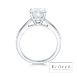 Chisholm Hunter Platinum Round Brilliant 1.00ct Lab Grown Diamond Solitaire Ring -Chisholm Hunter 1 031 01 0014 d2