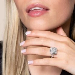 Chisholm Hunter Pre-Owned 18ct White Gold Princess & Brilliant Cut 2.00ct Diamond Tile Cluster 8 Chisholm Hunter Pre-Owned 18ct White Gold Princess & Brilliant Cut 2.00ct Diamond Tile Cluster -Chisholm Hunter 11 137 03 0121 om 2 not on magento 1