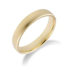Chisholm Hunter 9ct Yellow Gold Heavy Court 4mm Wedding Ring