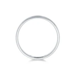 Chisholm Hunter Gents 9ct White Gold Satin Effect Wedding Band -Chisholm Hunter 12 105 02 0079 d 2