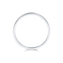 Chisholm Hunter Gents 9ct White Gold Frosted Wedding Band -Chisholm Hunter 12 105 02 0080 d 2