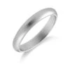 Chisholm Hunter 9ct White Gold D-Shape 3mm Wedding Ring -Chisholm Hunter 12 105 04 0070