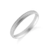 Chisholm Hunter 9ct White Gold - Beaded Edge - 3mm - Wedding Ring -Chisholm Hunter 12 105 05 0034 1 1