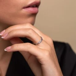 Chisholm Hunter 9ct White Gold 2.8mm Edged Sparkle Cut Wedding Band 11 Chisholm Hunter 9ct White Gold 2.8mm Edged Sparkle Cut Wedding Band -Chisholm Hunter 12 105 05 0041 b 1