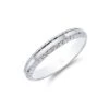Chisholm Hunter 9ct White Gold 2.8mm Edged Sparkle Cut Wedding Band -Chisholm Hunter 12 105 05 0041 2