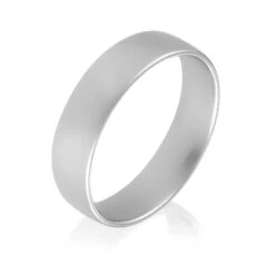 Chisholm Hunter Platinum Light Court 5mm Wedding Ring