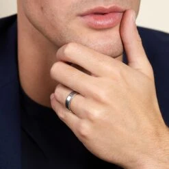 Chisholm Hunter Platinum Light Soft Flat Court 6mm Wedding Ring 9 Chisholm Hunter Platinum Light Soft Flat Court 6mm Wedding Ring -Chisholm Hunter 12 107 01 0117 ls