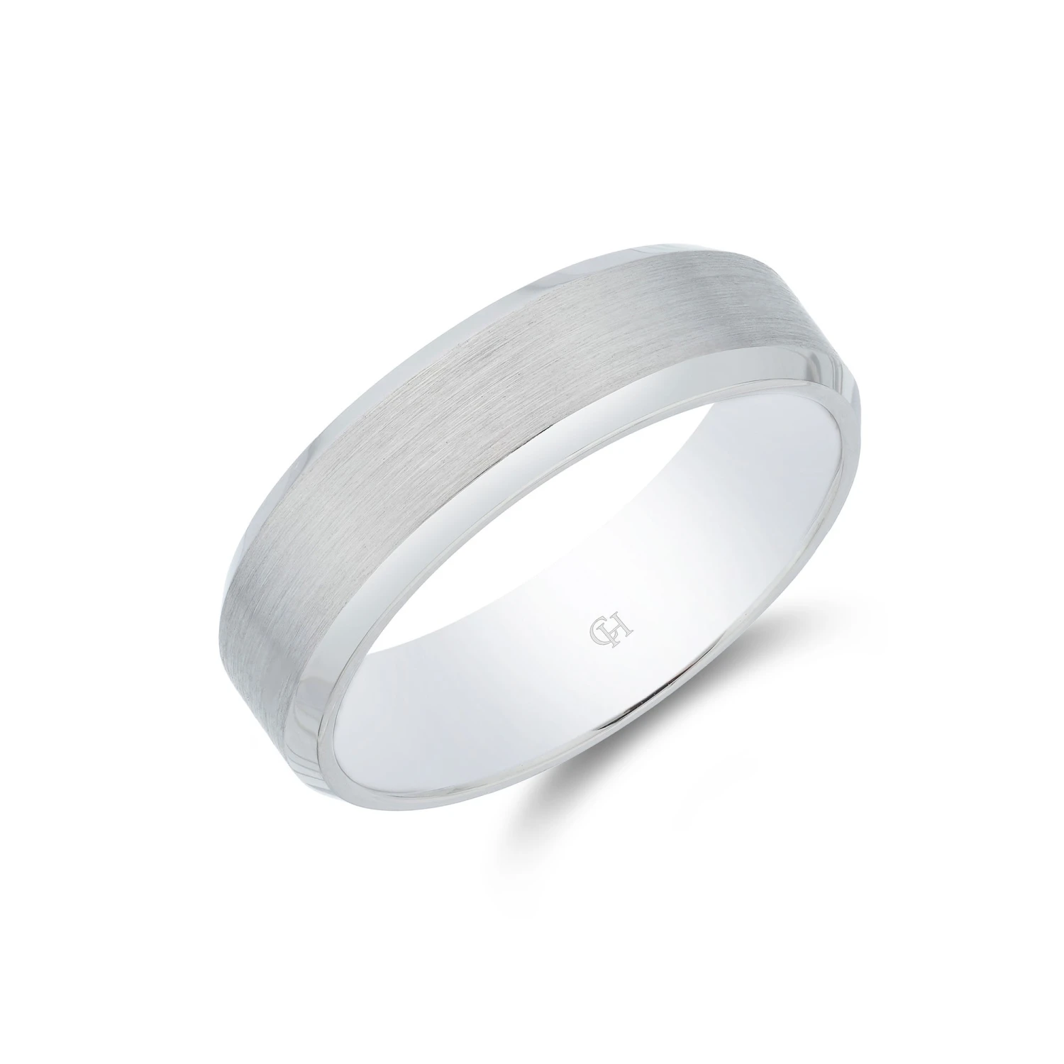 Chisholm Hunter Palladium Light Court 5mm Wedding Ring 3 Chisholm Hunter Palladium Light Court 5mm Wedding Ring