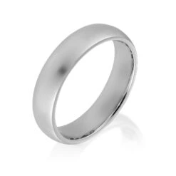 Chisholm Hunter Pure Platinum Traditional Court 4mm Wedding Ring