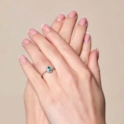 Chisholm Hunter 9ct White Gold 0.40ct Pear Emerald And 0.38ct Diamond Cluster 10 Chisholm Hunter 9ct White Gold 0.40ct Pear Emerald And 0.38ct Diamond Cluster -Chisholm Hunter 13 112 03 0017 om 2