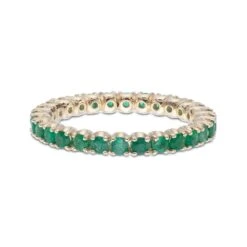 Chisholm Hunter 9ct Yellow Gold Brilliant Cut 0.74ct Emerald Eternity Ring 11 Chisholm Hunter 9ct Yellow Gold Brilliant Cut 0.74ct Emerald Eternity Ring -Chisholm Hunter 13 112 04 0006 d 1