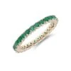 Chisholm Hunter 9ct Yellow Gold Brilliant Cut 0.74ct Emerald Eternity Ring -Chisholm Hunter 13 112 04 0006 p 1
