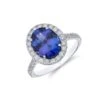 Chisholm Hunter Platinum 2.60ct Tanzanite And 0.59ct Round Brilliant Diamond Halo Ring 2 Chisholm Hunter Platinum 2.60ct Tanzanite And 0.59ct Round Brilliant Diamond Halo Ring -Chisholm Hunter 13 114 14 0009 p 1 1