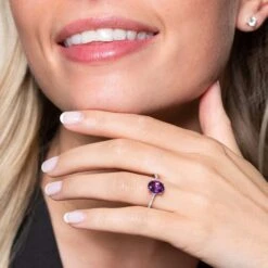 Chisholm Hunter 9ct White Gold Oval Cut Amethyst And Emerald Cut Diamond 2.13 Three Stone Ring 13 Chisholm Hunter 9ct White Gold Oval Cut Amethyst And Emerald Cut Diamond 2.13 Three Stone Ring -Chisholm Hunter 13 115 03 0035 om 2