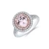 Chisholm Hunter 18ct White Gold Oval Cut 1.53ct Morganite And 0.50ct Diamond Cluster Ring 1 Chisholm Hunter 18ct White Gold Oval Cut 1.53ct Morganite And 0.50ct Diamond Cluster Ring -Chisholm Hunter 13 116 01 0030