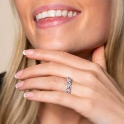 Chisholm Hunter 9ct White Gold Brilliant Cut Pink Sapphire 0.75ct Diamond Halo Fancy Band 14 Chisholm Hunter 9ct White Gold Brilliant Cut Pink Sapphire 0.75ct Diamond Halo Fancy Band -Chisholm Hunter 13 116 03 0004 om 1