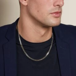 Chisholm Hunter 9ct Yellow Gold Gents 20” 4.65mm Curb Chain Necklace -Chisholm Hunter 14 153 01 0014 ls 2