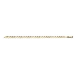 Chisholm Hunter 18ct Yellow Gold Gents 6.10mm Curb Bracelet -Chisholm Hunter 14 153 07 0002 d 1