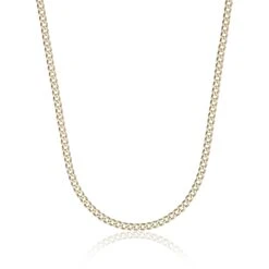 Chisholm Hunter 18ct Yellow Gold Gents 18" 4.65mm Curb Chain Necklace