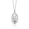 Chisholm Hunter Silver Mini St Christopher Pendant -Chisholm Hunter 14 154 02 0004