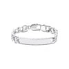 Chisholm Hunter Silver Bar Curb Bracelet