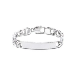 Chisholm Hunter Silver Bar Curb Bracelet