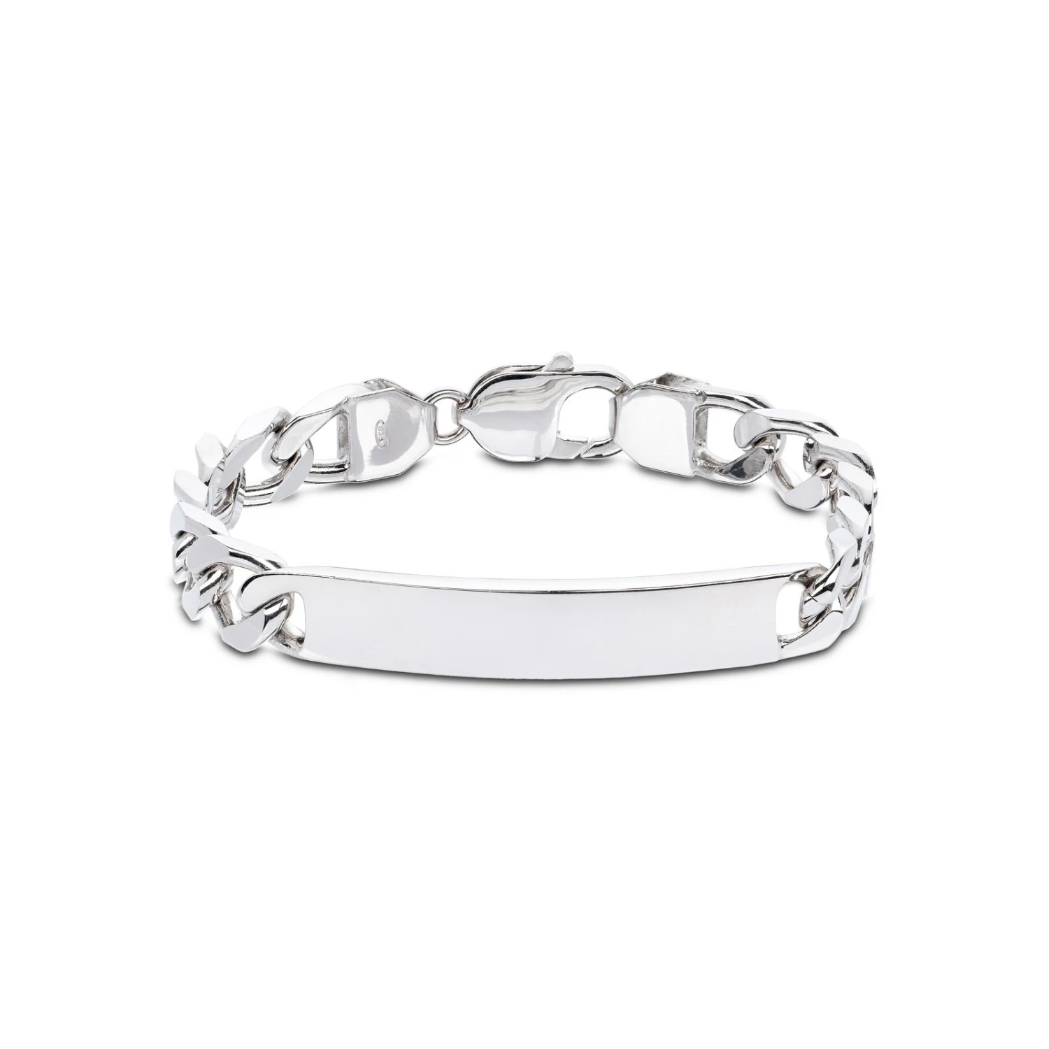 Chisholm Hunter Silver Bar Curb Bracelet 3 Chisholm Hunter Silver Bar Curb Bracelet