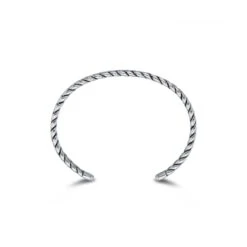 Chisholm Hunter Sterling Silver Herringbone Cuff Bangle 10 Chisholm Hunter Sterling Silver Herringbone Cuff Bangle -Chisholm Hunter 14 154 05 0005 silver gents 7mm herringbone cuff bangle 1