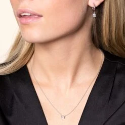 Chisholm Hunter 18ct White Gold 0.30ct Solitaire Diamond Pendant -Chisholm Hunter 15 119 01 0167 ls 1