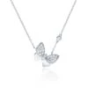 Chisholm Hunter 9ct White Gold Brilliant Cut 0.40ct Diamond Butterfly Pendant -Chisholm Hunter 15 119 02 0231 p 1