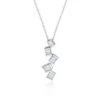 Chisholm Hunter 18ct White Gold Princess Cut Diamond 0.80ct Pendant 2 Chisholm Hunter 18ct White Gold Princess Cut Diamond 0.80ct Pendant -Chisholm Hunter 15 119 05 0109 p 1