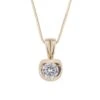 Chisholm Hunter 18ct Yellow Gold Brilliant Cut 0.30ct Diamond Pendant 1 Chisholm Hunter 18ct Yellow Gold Brilliant Cut 0.30ct Diamond Pendant -Chisholm Hunter 15 119 06 0002