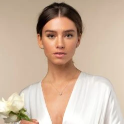 Chisholm Hunter 18ct Yellow Gold 0.50ct Diamond Halo Earrings -Chisholm Hunter 15 119 10 0016 campaign spring22 2 2